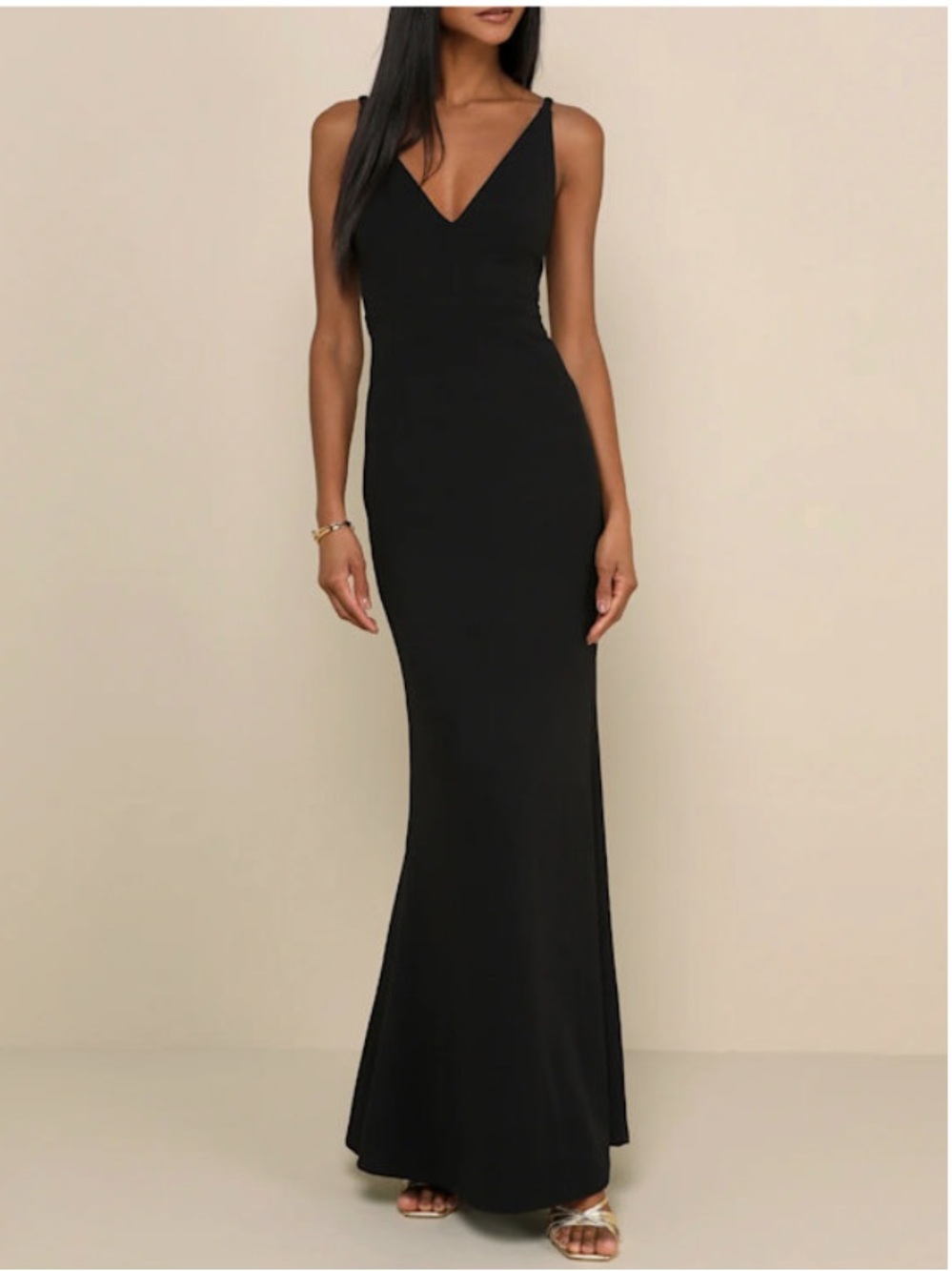 Lulus Melora Black Sleeveless Maxi Dress - Size S